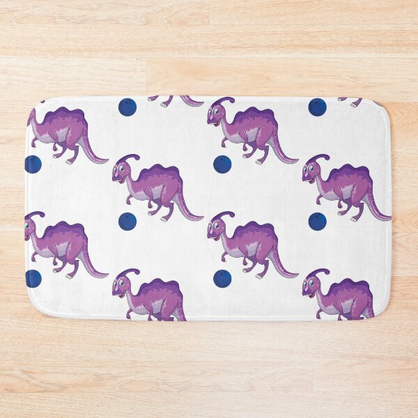 Item preview, Dinosaur Playing Bowling ,Funny Good Purple Dinosaur Bowling Lovers Art designed and sold by pedrored369.