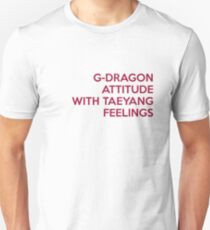 G-Dragon Haltung mit Taeyang Gefühle T-shirts & More Slim Fit T-Shirt