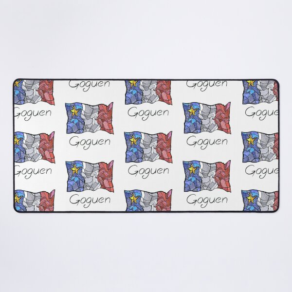 Item preview, Acadian Flag pastel liquid mosaic Goguen - Drapeau acadien mosaïque liquide pastel vitrail Goguen designed and sold by ColoursOfFrance.