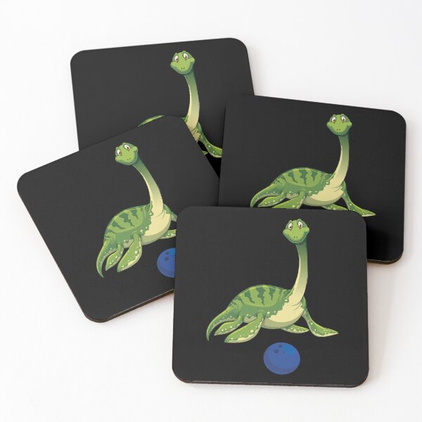 Artikelvorschau, Dinosaurier, der Bowling spielt, lustiger guter Dinosaurier-Bowling-Liebhaber-nettes grünes Design entworfen und verkauft von pedrored369.