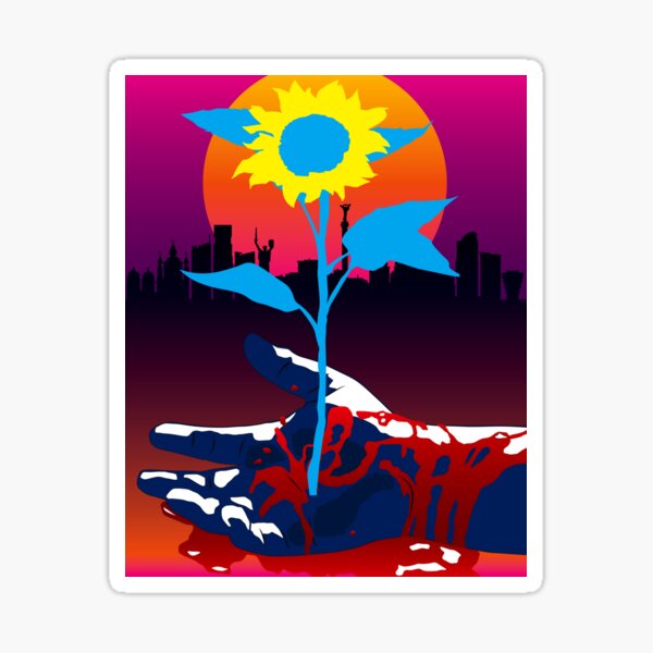 Sunflowers for Putin Sticker