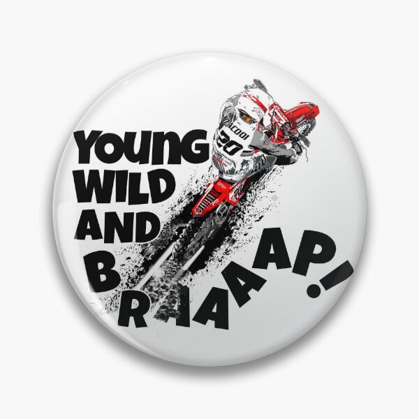 Item preview, Young wild and Braaaap ! designed and sold by Concept-Hub.