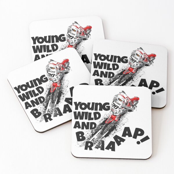 Item preview, Young wild and Braaaap ! designed and sold by Concept-Hub.