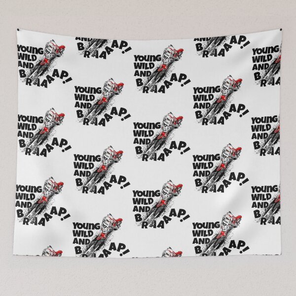 Item preview, Young wild and Braaaap ! designed and sold by Concept-Hub.