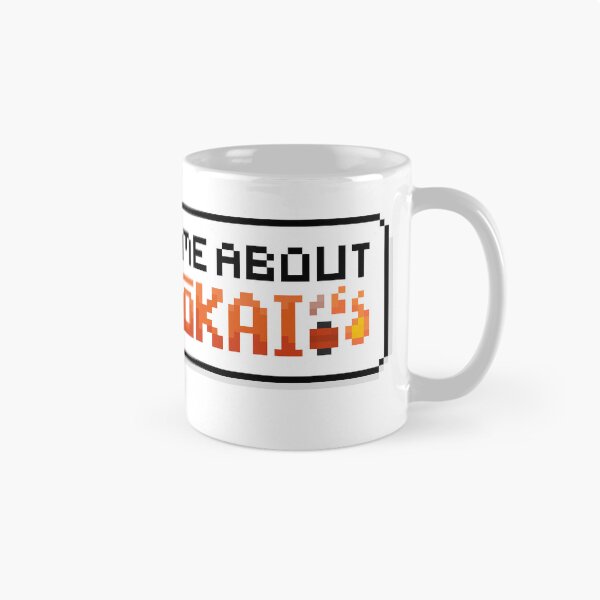 Item preview, Ask Me About Yokai Pixel Speech Bubble designed and sold by squidego.