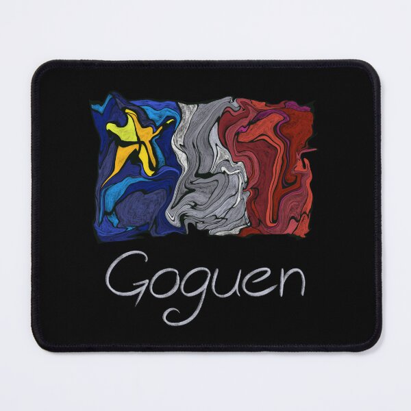 Item preview, Acadian Flag pastel liquid mosaic Goguen - Drapeau acadien mosaïque liquide pastel vitrail Goguen designed and sold by ColoursOfFrance.