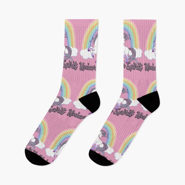 Item preview, Unicorn Spirit Animal With Rainbow designed and sold by MindfulMeta.