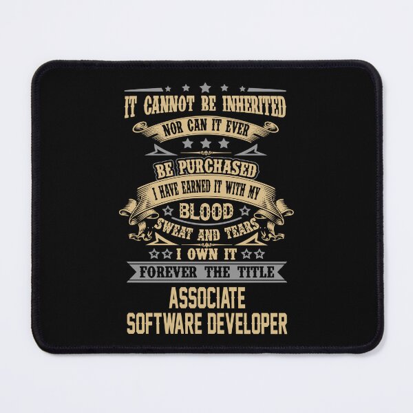 Item preview, Associate Software Developer T Shirt - Forever The Title Job Gift Item Tee designed and sold by celiagomez456.