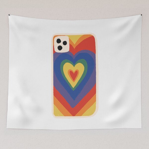 Item preview,   Y2K HEART RAINBOW   designed and sold by DiscoVibes.