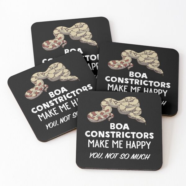 Item preview, Boa Constrictor Lover Gift Boa Constrictors Make Me Happy T-Shirt designed and sold by BaseLance.
