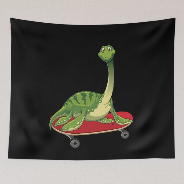Artikelvorschau, Dinosaurier, der Skateboard spielt, lustiges gutes Dinosaurier-Skateboard-Liebhaber-nettes grünes Design entworfen und verkauft von pedrored369.