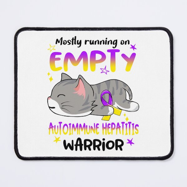 Item preview, Autoimmune Hepatitis Awareness, Mostly Running on Autoimmune Hepatitis Warrior designed and sold by Tammyilaria.