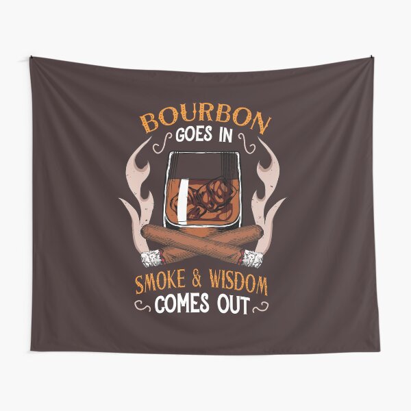 Item preview, Bourbon And Cigars Quote Vintage Art  designed and sold by MrEddie10.