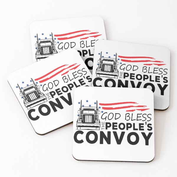Item preview, People's Convoy, God Bless the Peoples Convoy designed and sold by Chelsealuv Krigbaum.