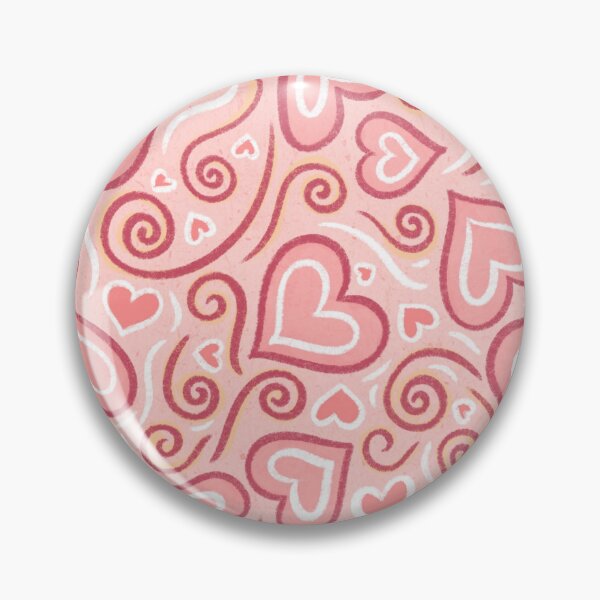 Item preview, Hearts & Swirls - Rose designed and sold by by-lauren.