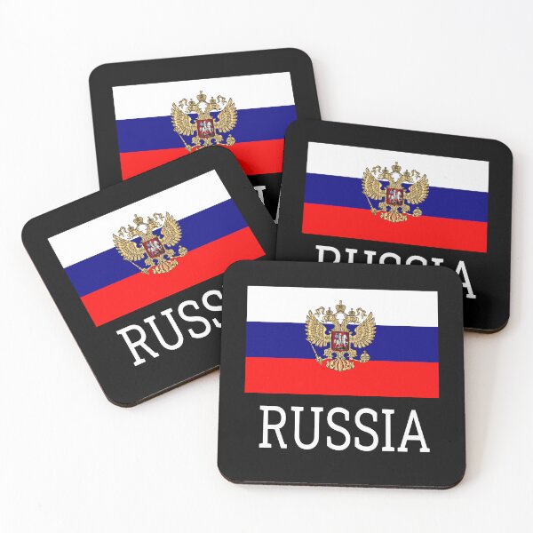 Item preview, Russia flag code of arms . designed and sold by 1970Russell.
