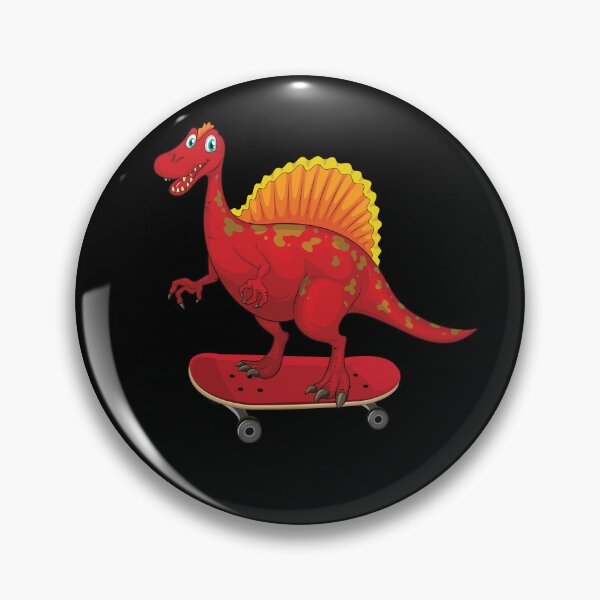 Item preview, Dinosaur Playing Skateboard ,Funny Good Dinosaur Skateboard Lovers Red Design designed and sold by pedrored369.