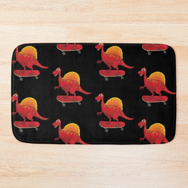 Item preview, Dinosaur Playing Skateboard ,Funny Good Dinosaur Skateboard Lovers Red Design designed and sold by pedrored369.