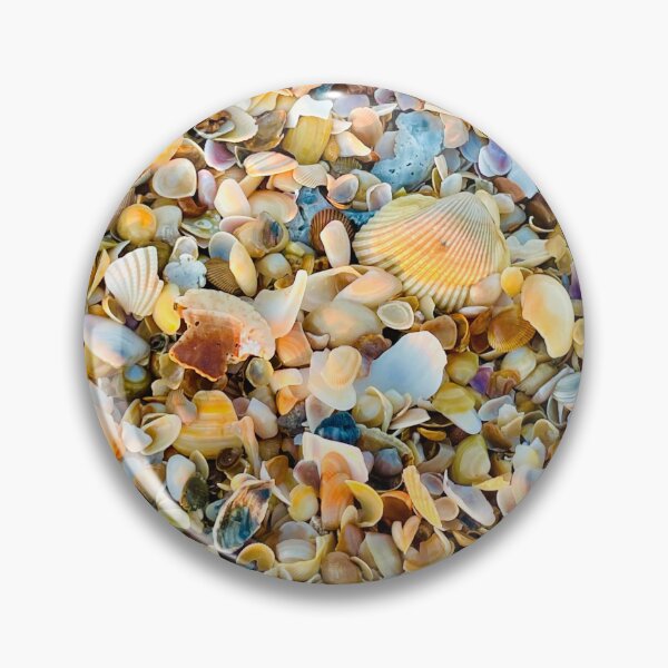 Item preview, Colorful Shells On The Beach Vibes Ocean Tropical Vacation designed and sold by FazCreations.