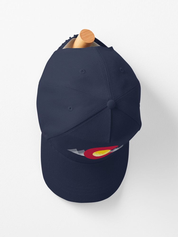 Alternate view of Basic Geometric Mountain Traditional Colorado State Flag Cap