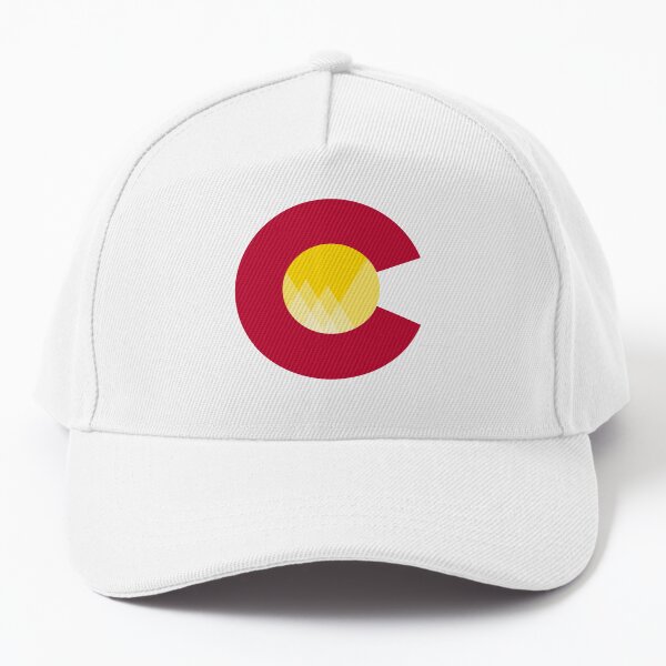 Basic Geometric Mountain Traditional Colorado State Flag Baseball Cap