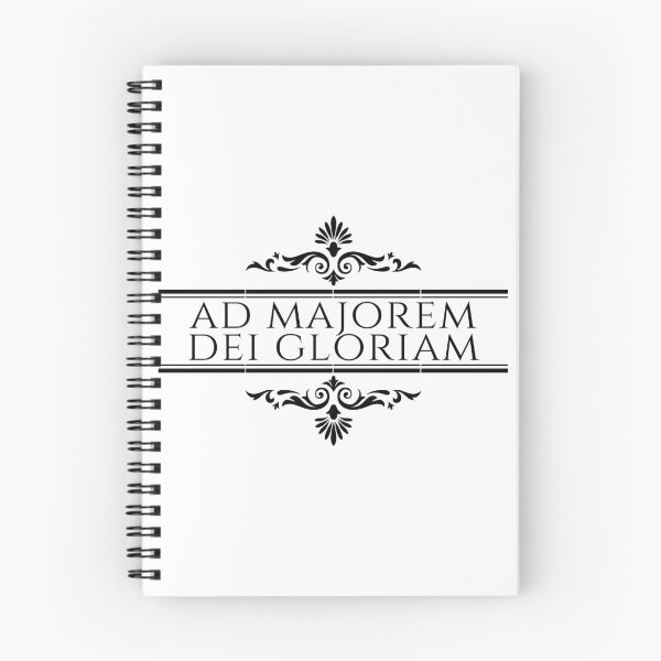 Item preview, Ad Majorem Dei Gloriam - AMDG - Gothic - Jesuit - Black designed and sold by ElementJourney.