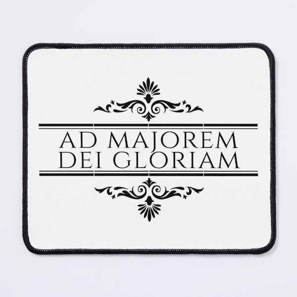 Item preview, Ad Majorem Dei Gloriam - AMDG - Gothic - Jesuit - Black designed and sold by ElementJourney.