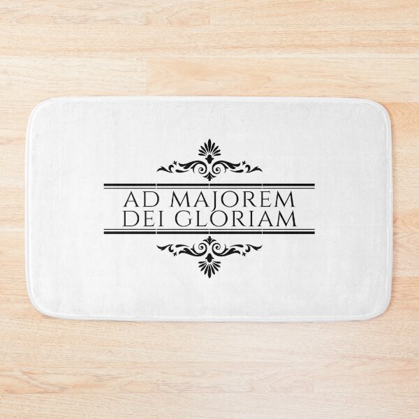 Item preview, Ad Majorem Dei Gloriam - AMDG - Gothic - Jesuit - Black designed and sold by ElementJourney.