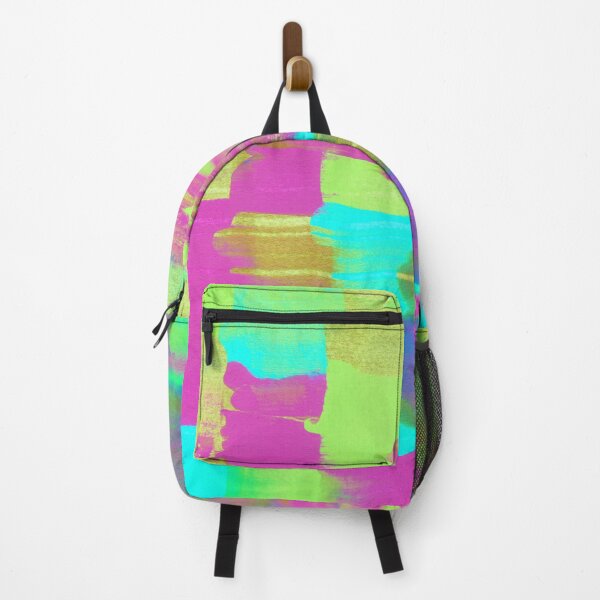 Item preview, Neon Paint Smear with Magenta, Teal, Lime and Gold designed and sold by Daydreamer Alley.