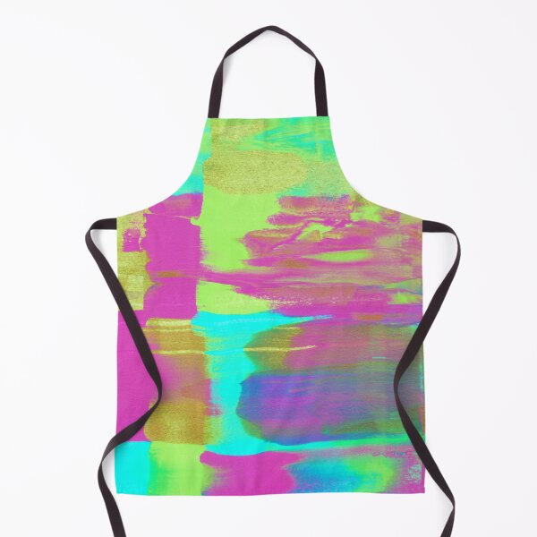 Item preview, Neon Paint Smear with Magenta, Teal, Lime and Gold designed and sold by Daydreamer Alley.