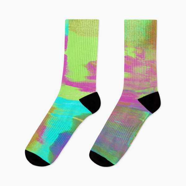 Item preview, Neon Paint Smear with Magenta, Teal, Lime and Gold designed and sold by Daydreamer Alley.