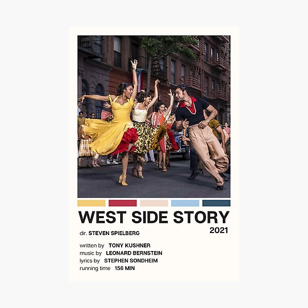 West Side Story 2021 Movie Poster Photographic Print