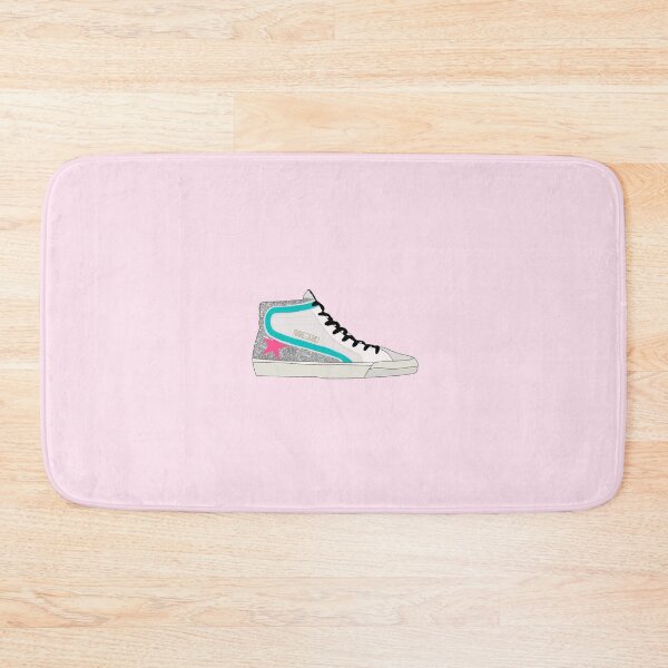 Item preview, Preppy Pink and Aqua Golden Goose Slide Sneakers designed and sold by brookiecookie37.