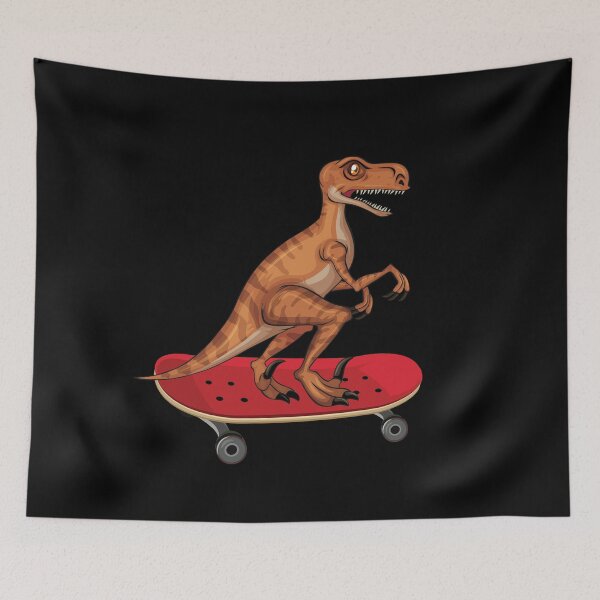 Item preview, Dinosaur Playing Skateboard ,Funny Good Dinosaur Skateboard Lovers Art designed and sold by pedrored369.