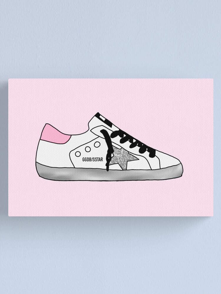 Lienzo for Sale con la obra «Zapatillas Golden Goose Super Star