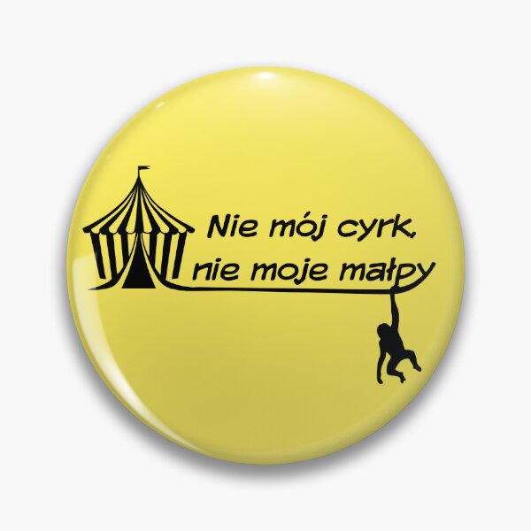 Item preview, Not My Circus, Not My Monkeys" Tent and Monkey in yellow designed and sold by TheresaSapphire.