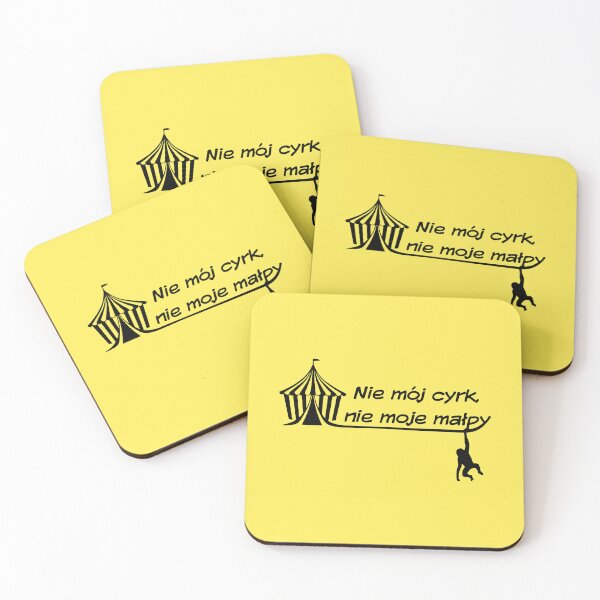 Item preview, Not My Circus, Not My Monkeys" Tent and Monkey in yellow designed and sold by TheresaSapphire.