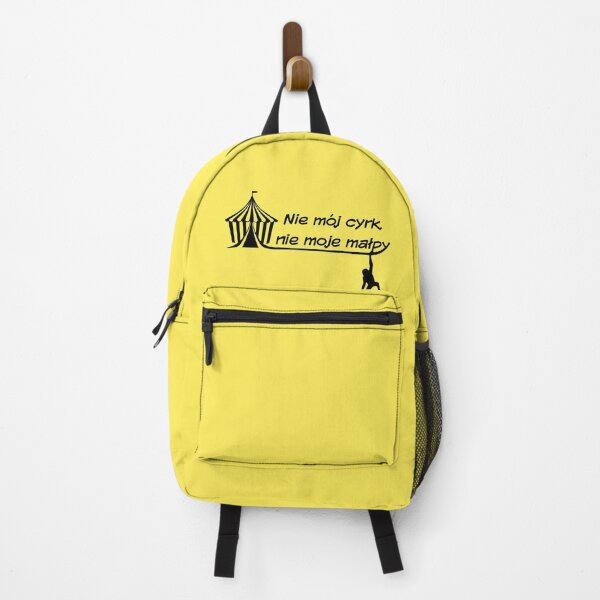 Item preview, Not My Circus, Not My Monkeys" Tent and Monkey in yellow designed and sold by TheresaSapphire.