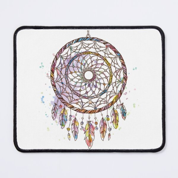 Item preview, Blue, pink, yellow, and orange Dream Catcher, Dreamcatcher, Painted Dreamcatcher, designed and sold by Shop-ArtGallery.