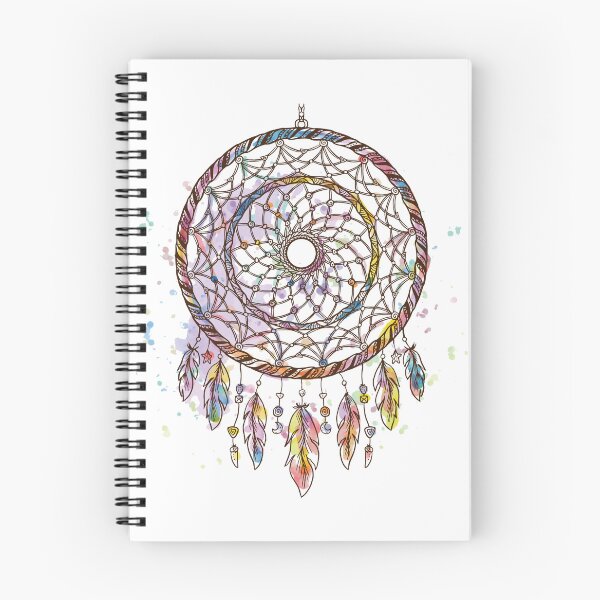 Item preview, Blue, pink, yellow, and orange Dream Catcher, Dreamcatcher, Painted Dreamcatcher, designed and sold by Shop-ArtGallery.