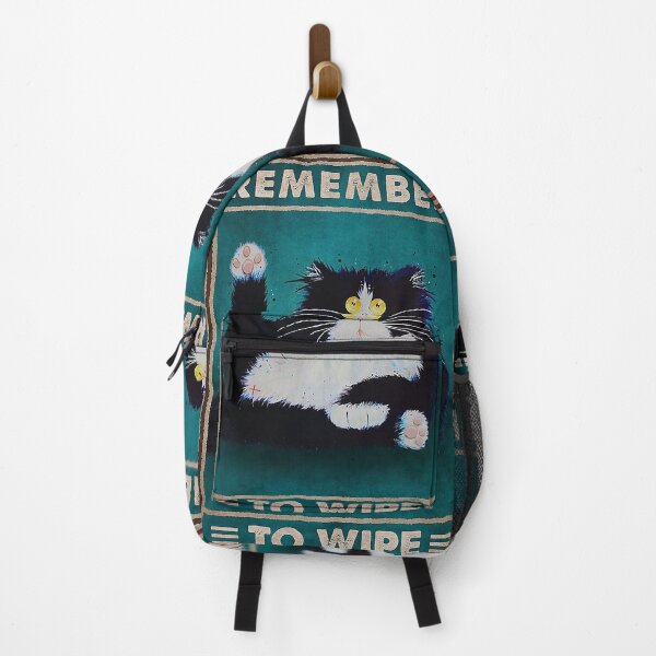 Item preview, remember to wipe tuxedo cat lover designed and sold by SaoirseNeid.