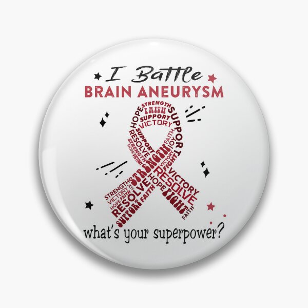 Item preview, Brain Aneurysm Warrior, I Battle Brain Aneurysm What's Your Superpower? designed and sold by Greggwillard.