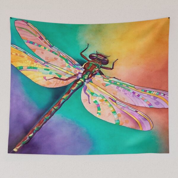 Item preview, Dragonfly art Watercolor designed and sold by chanchan79.