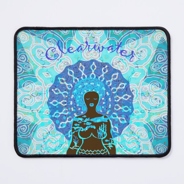 Item preview, Yemaya Aquatic Mandala by Clearwater designed and sold by ZENDYtechSTYLE.