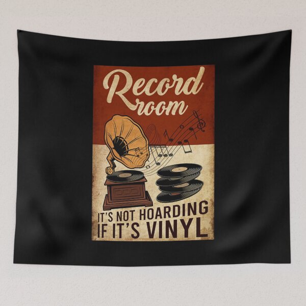 Item preview, Record room it's not hoarding if it's vinyl designed and sold by KravecUziel.
