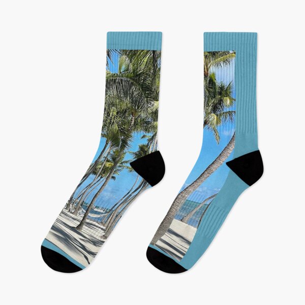 Item preview, Palm Trees On The Beach Vibes Ocean Tropical Vacation  designed and sold by FazCreations.