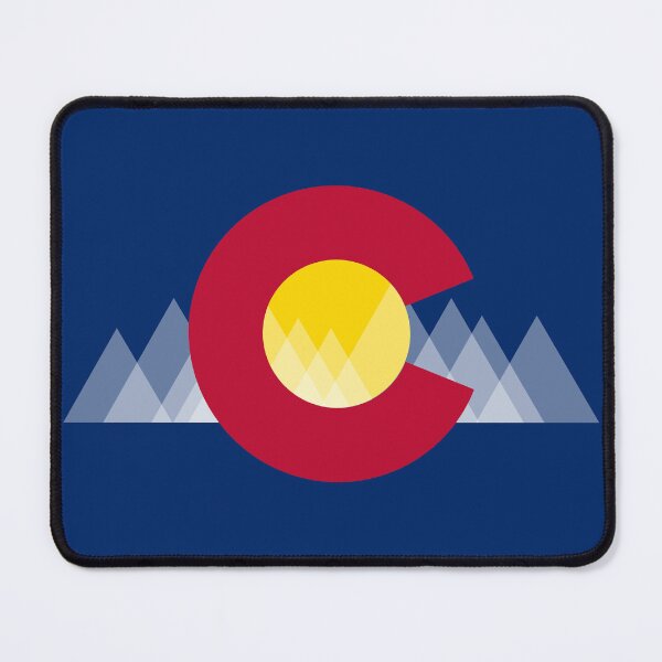 Item preview, Basic Geometric Mountain Traditional Colorado State Flag designed and sold by that5280lady.