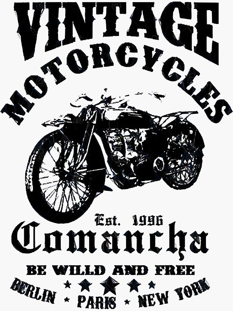 "Vintage Motorcycles " Sticker By G4dwa7 | Redbubble