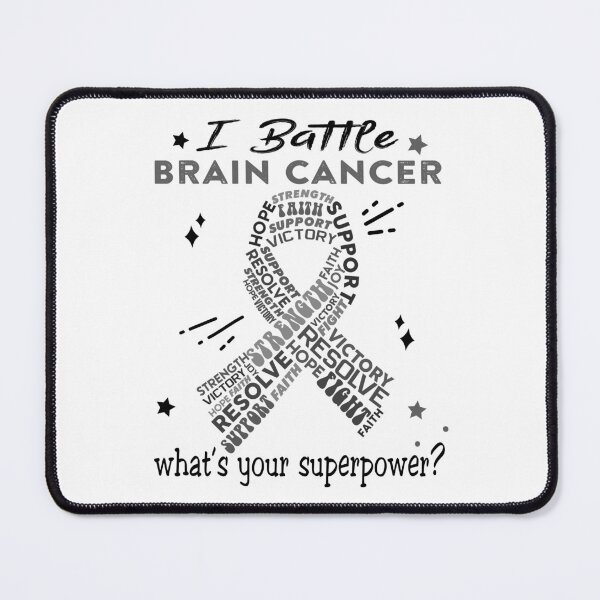 Item preview, Brain Cancer Warrior, I Battle Brain Cancer What's Your Superpower? designed and sold by Greggwillard.