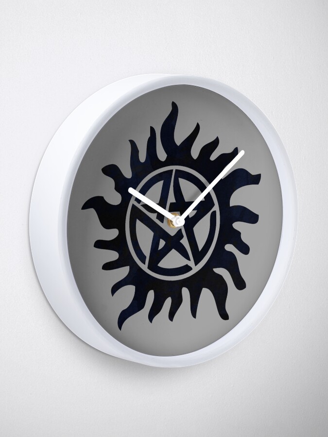 Alternate view of Supernatural tattoo Clock